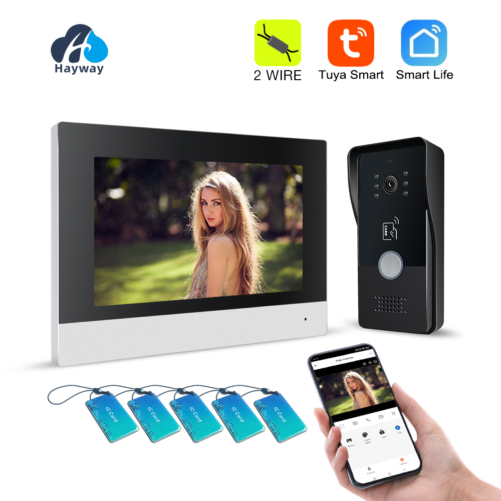 Home Security Cameras Uk - 2 Kablolu Akıllı Ev Tuya Wifi