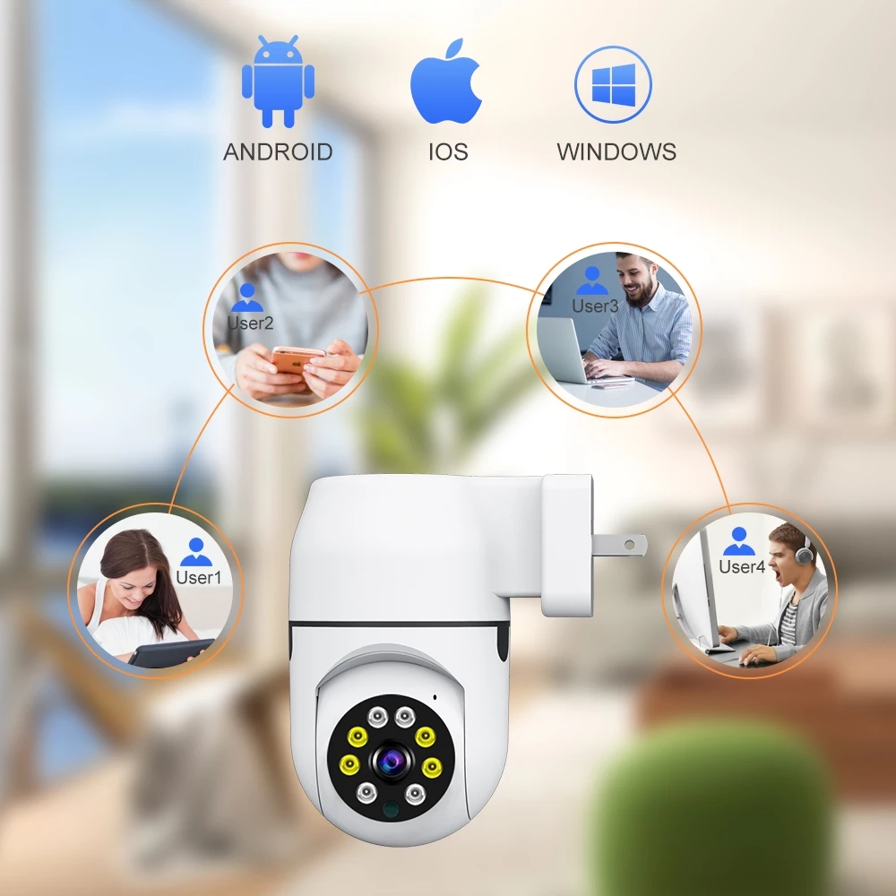 Home Security Cameras Uk - YILOT 2MP 1080P Kablosuz PTZ IP