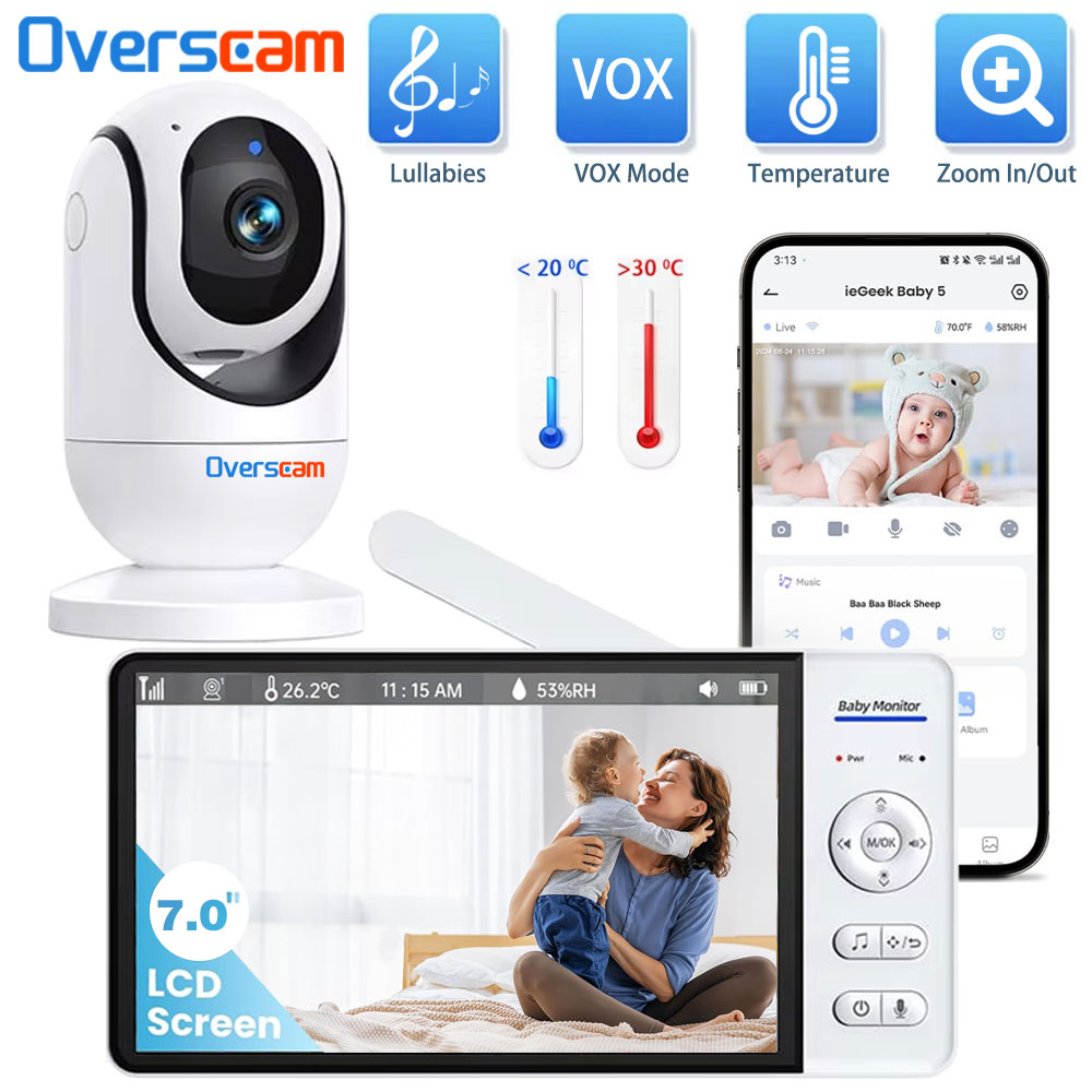 Home Security Cameras Uk - 7.0 Inç Ekran Bebek Monitörü 5000