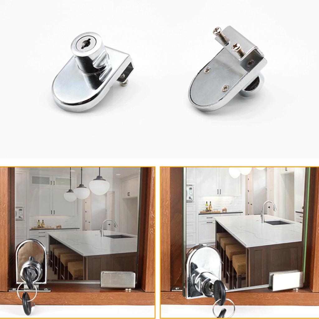 Home Security Officer - Metal Alaşımlı Dolap Çekmece Kilidi Anahtarlı