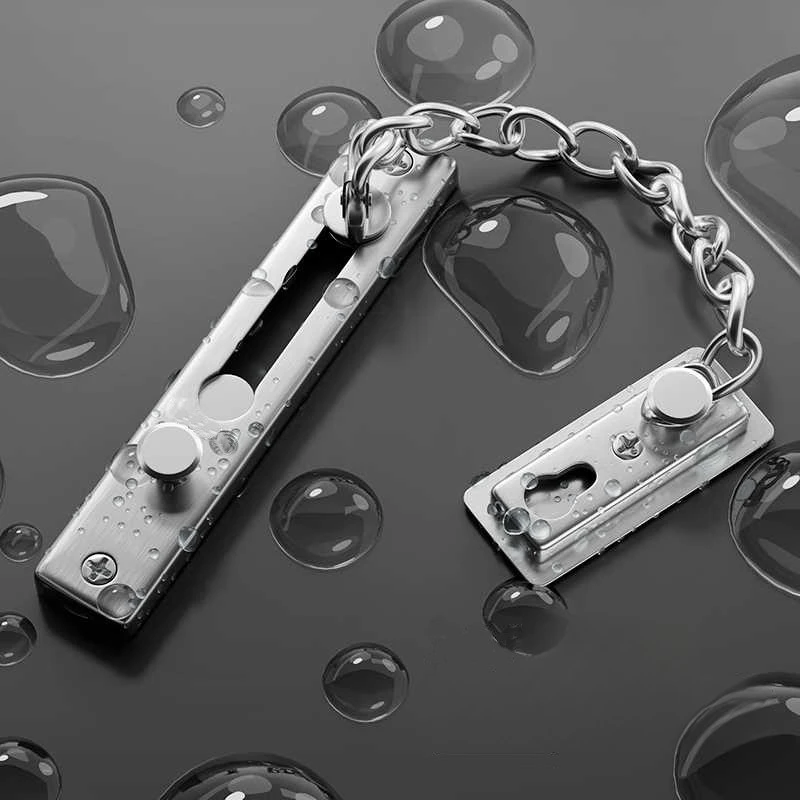 Door Chain Guard - Delme Gerektirmeyen Paslanmaz Çelik Güvenlik Kapı