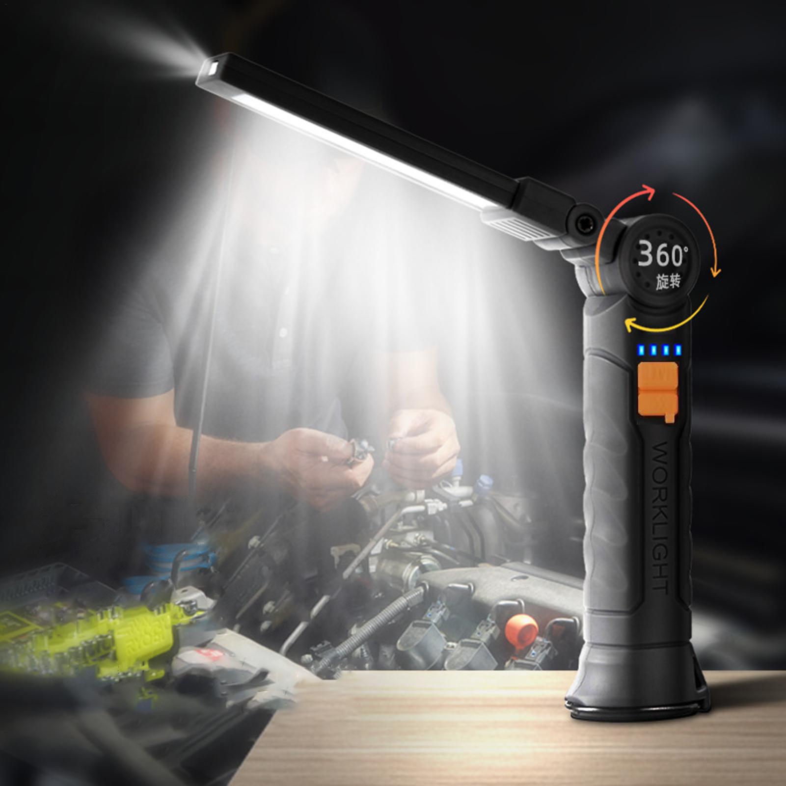 Home Security Flood Lights - Şarj Edilebilir LED El Feneri, Mıknatıslı