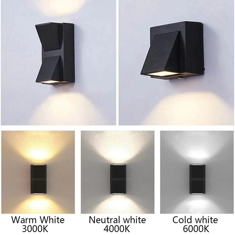 Home Security Yard Sign - LED Duvar Lambası IP65 Açık Su