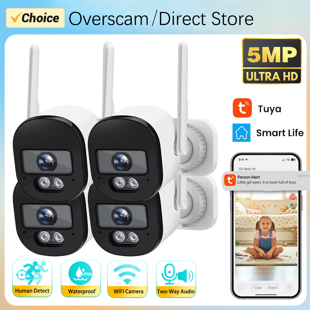 Home Security Lidar - Tuya Bullet Kamera Dış Mekan 5MP