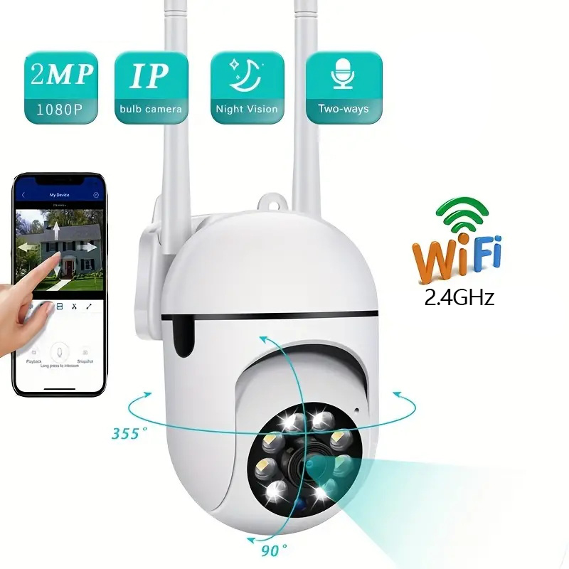 Home Security Lidar - A7 Kablosuz İzleme Kamerası 360 Derece