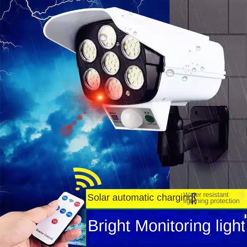 Home Security Flood Lights - Dış mekan güneş enerjili lamba hareket