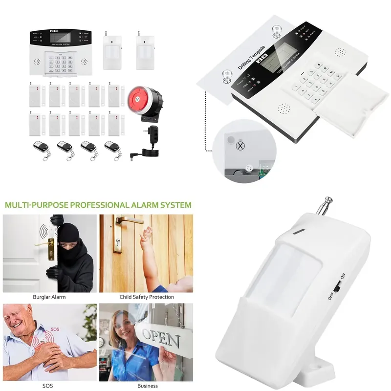 Home Security System - Ev Hırsız Alarm Kiti Otomatik Arama
