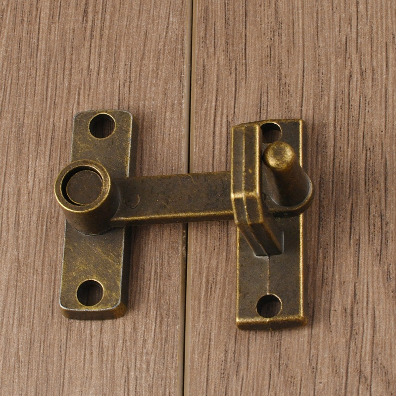 Door Chain Guard - 1 takım Bronz Sürgülü Pencere Kapı