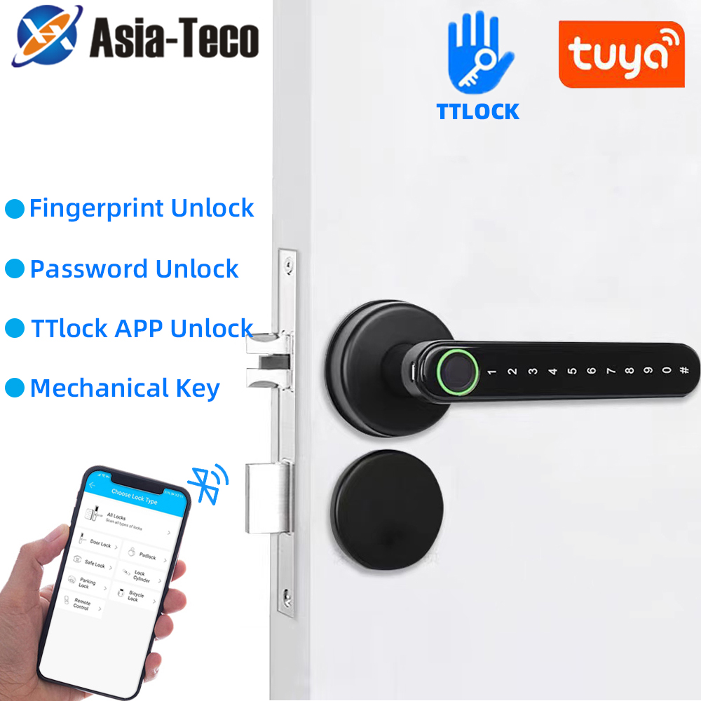 Home Security Door Lock - TTLock Akıllı Bluetooth Parmak İzi Kilidi