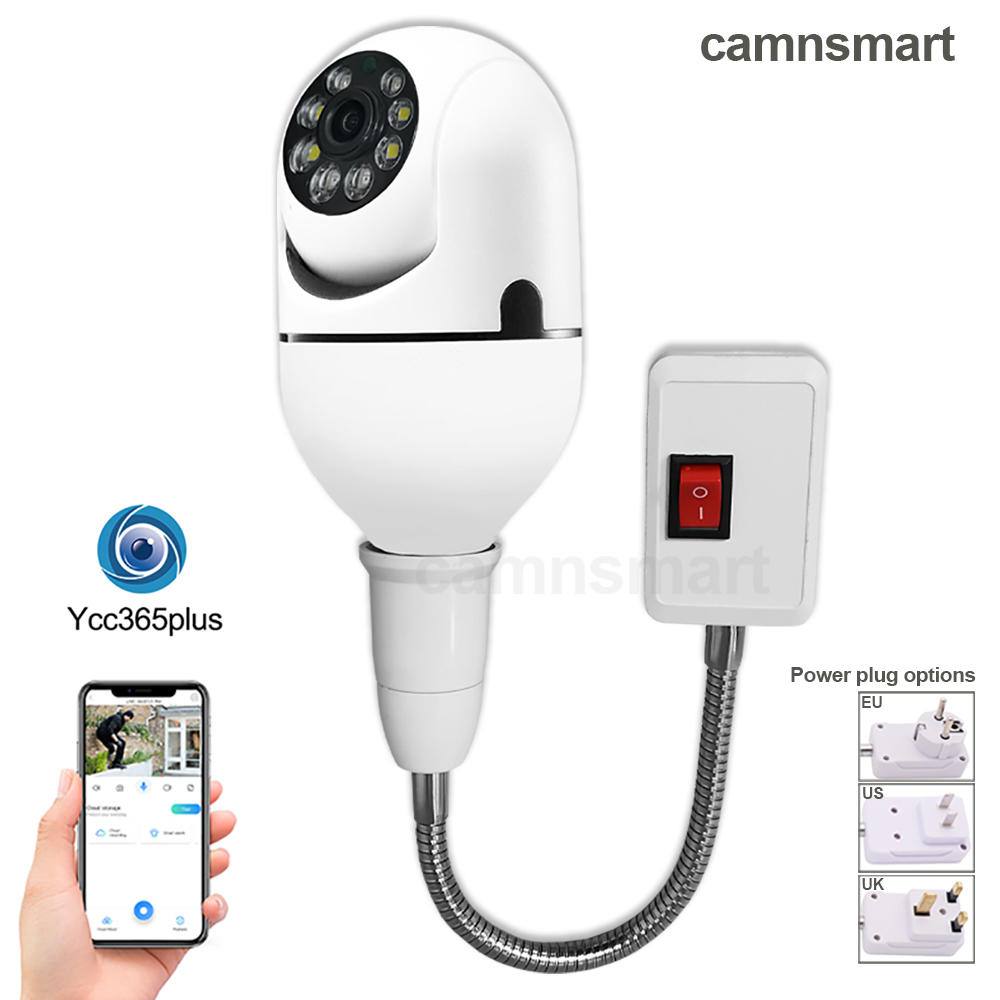 Home Security Cameras Uk - 3MP Mini kamera Wifi E27 ampul