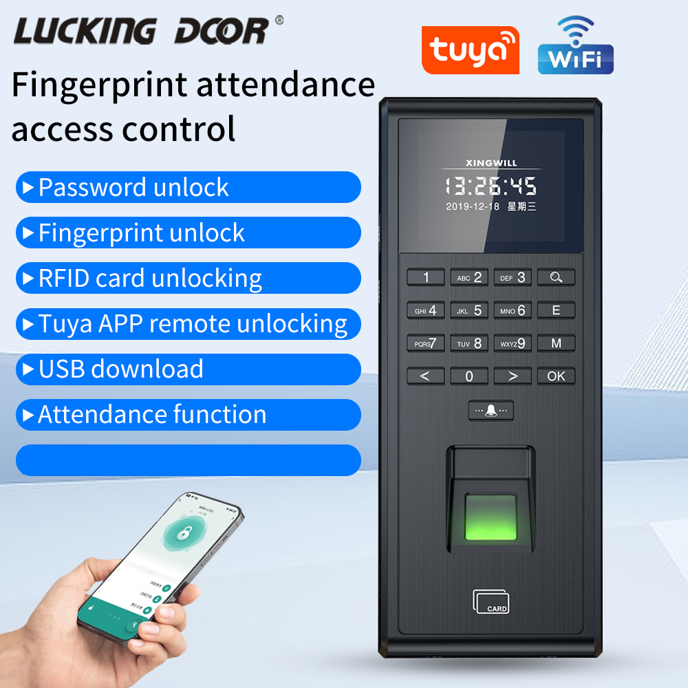 Home Security Door Lock - Tuya Akıllı Biyometrik Parmak İzi Tanıma