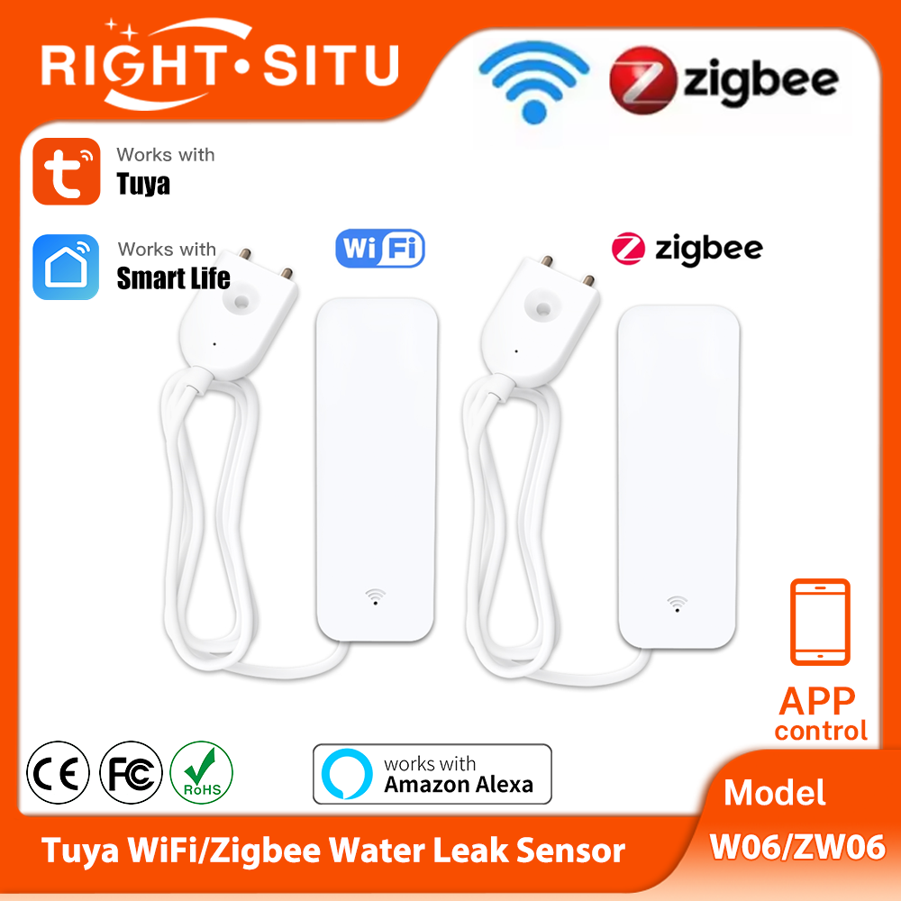 Home Security Tools - Tuya WiFi Zigbee Su Sensörü Akıllı