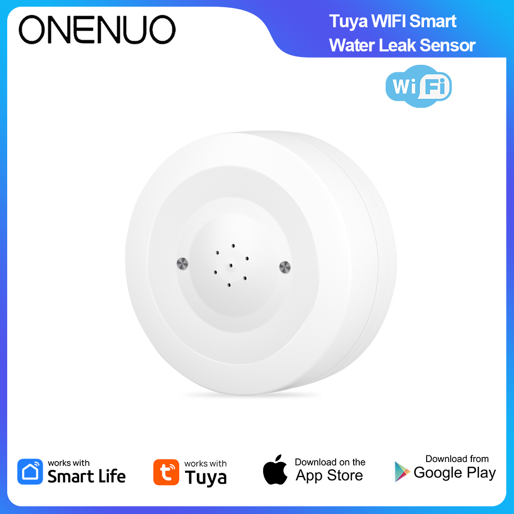 Home Security And Monitoring - ONENUO WiFi Tuya Su Kaçak Sensörü
