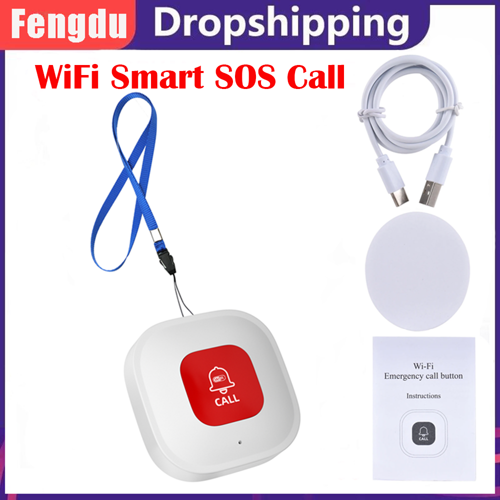Home Security For Seniors - Acil Alarm WiFi akıllı düğme ev