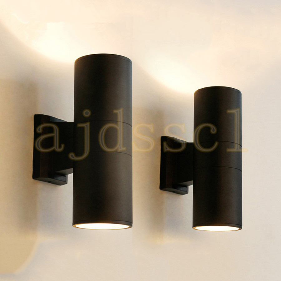 Home Security Yard Sign - LED Veranda Duvar Lambası Yukarı Aşağı