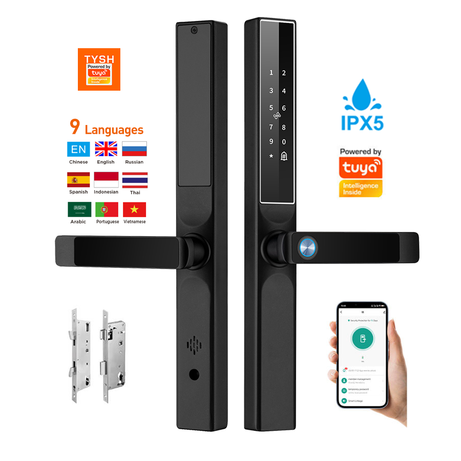 Home Security Door Lock - Tuya Uygulaması Parmak İzi Kapı Kilidi