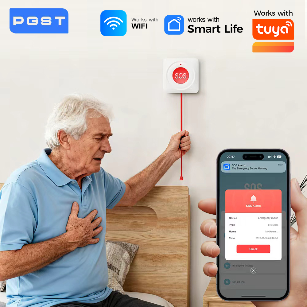 Home Security Tools - WIFI Zigbee Düğmeler SOS Butonu Tuya