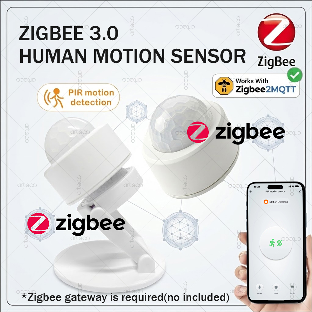 Home Security Tools - Zigbee 3.0 Mini PIR Hareket Sensörü