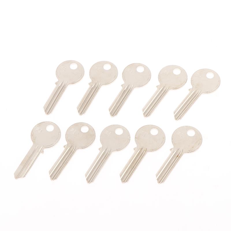 Home Security Doors - 10 Adet F3 Çift Yuvalı Anahtar