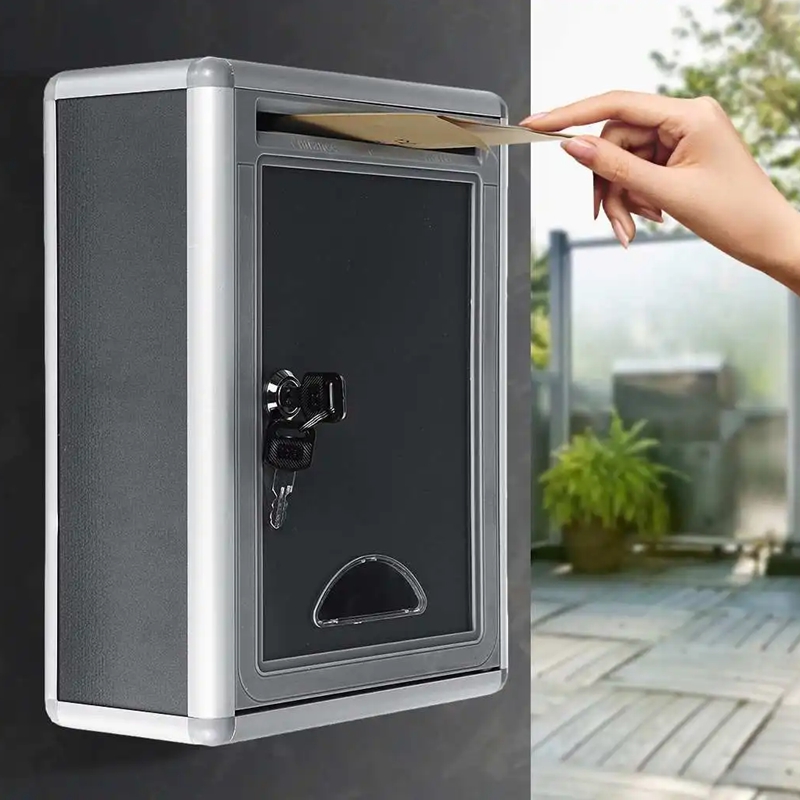 Home Security Letters - Alüminyum alaşım posta kutusu duvar montaj