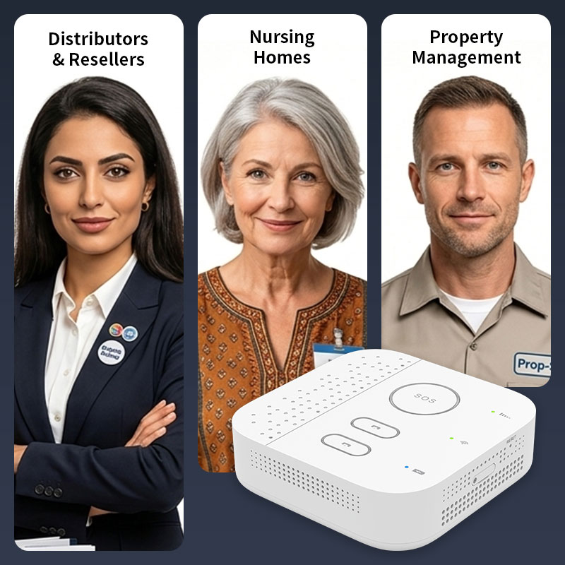 Home Security For Seniors - Akıllı Ev Yaşlı Bakımı Oturma Odaları