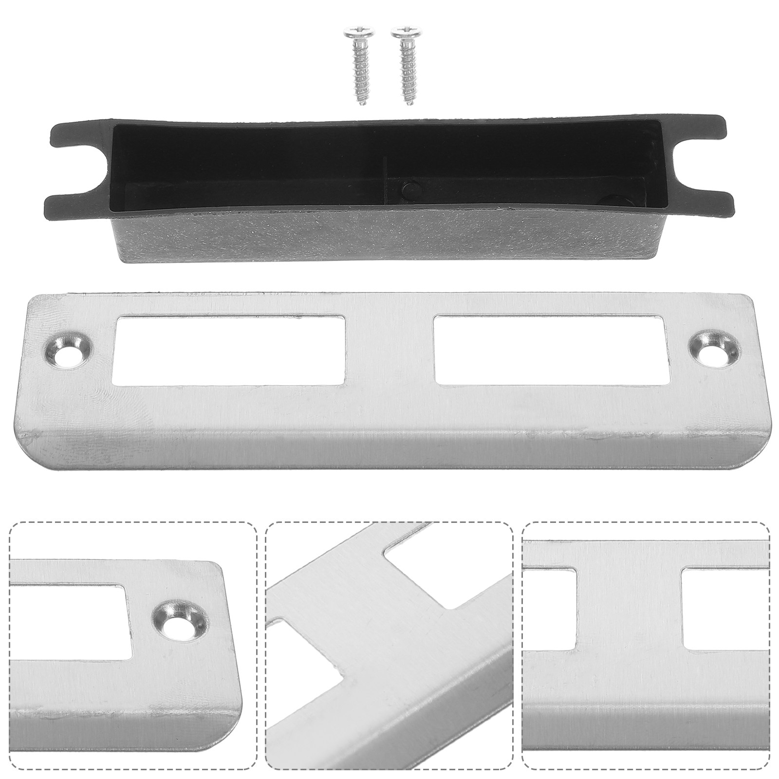 Home Security Doors - 4 Set Pürüzsüz Yüzeyli Paslanmaz Çelik