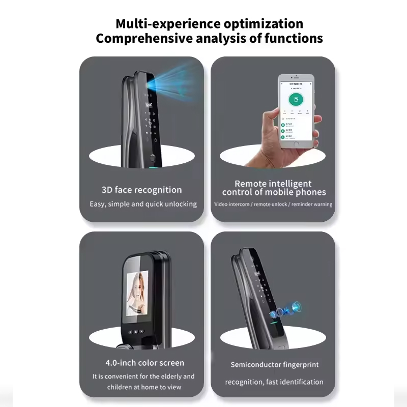 HX5 Akıllı Kapı Kilidi 3D Yüz  - Home Security Doors incelemesi ve fiyatı
