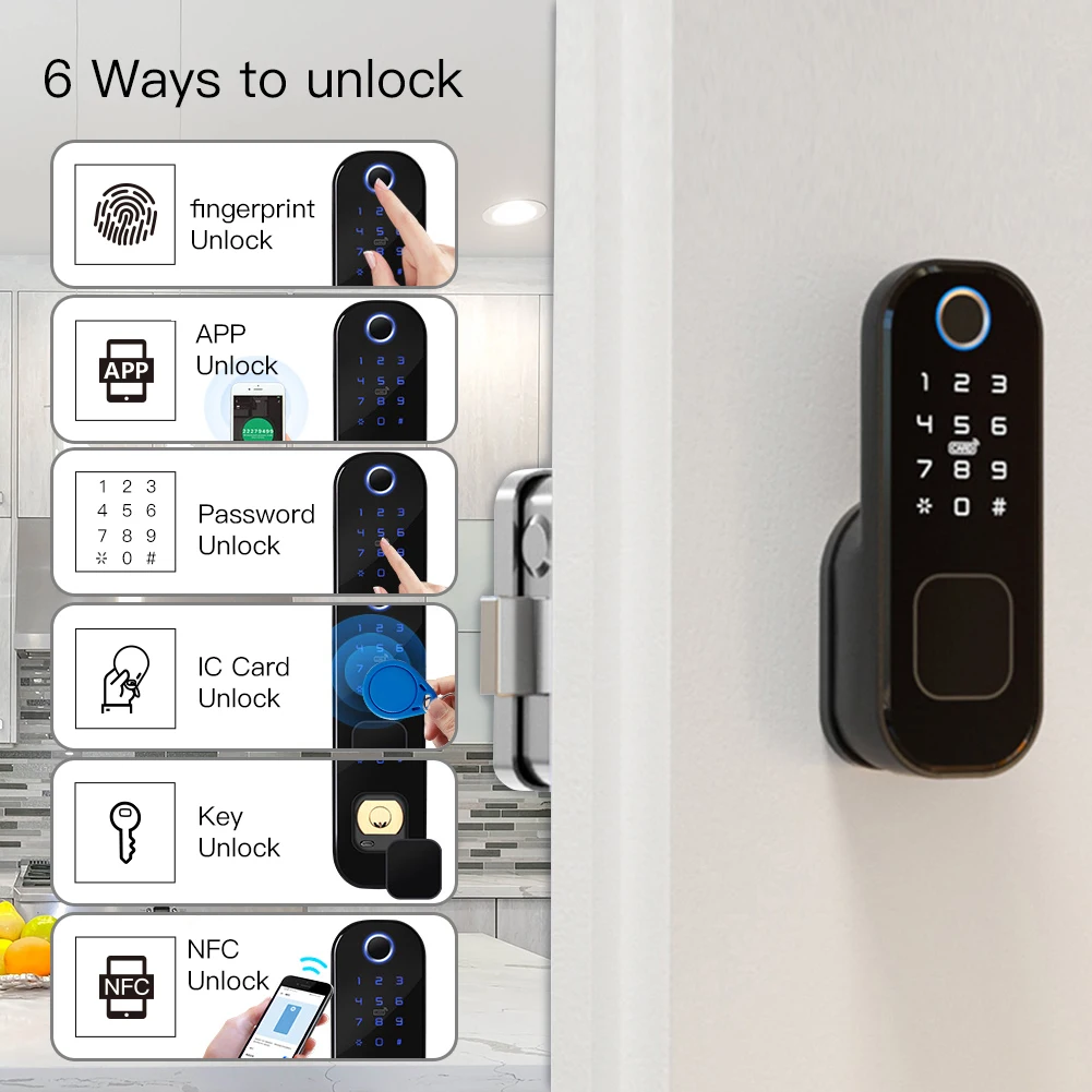 MOES WiFi Tuya akıllı kilit ka - Home Security Door Lock incelemesi ve fiyatı