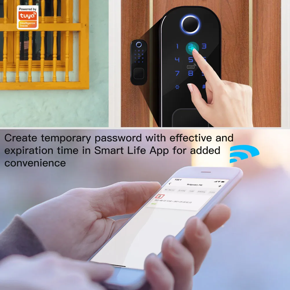 MOES WiFi Tuya akıllı kilit ka - Home Security Door Lock incelemesi ve fiyatı