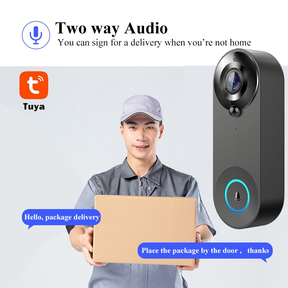 Tuya 1080P kablosuz WIFI kapı  - Home Security Lidar incelemesi ve fiyatı
