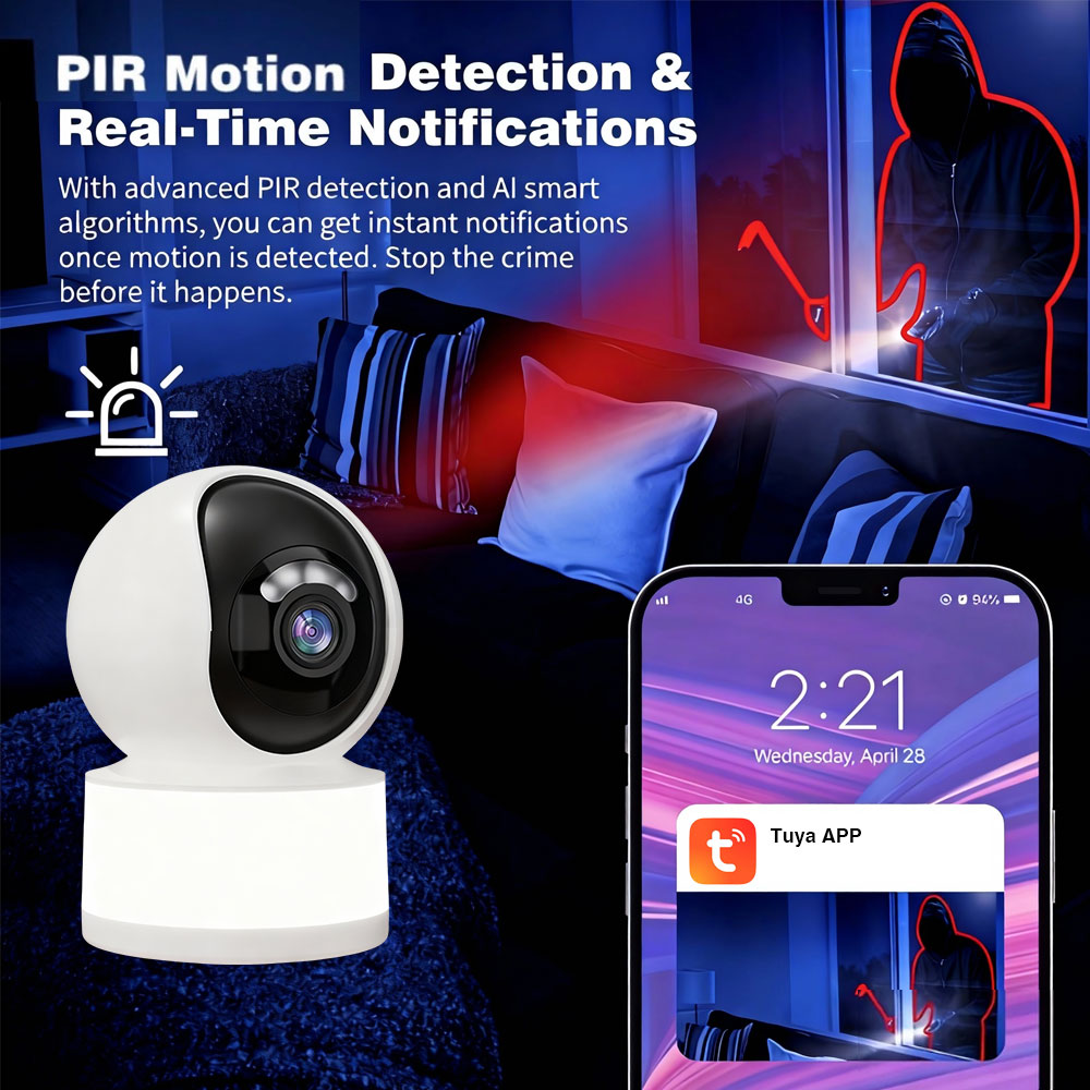 Tuya Smart 5MP 2K HD Mini WiFi - Home Security Flood Lights incelemesi ve fiyatı