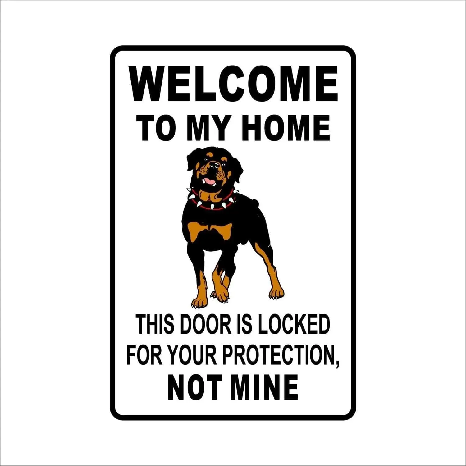 Vintage Rottweiler Evime Hoş G - Home Security In My Area incelemesi ve fiyatı