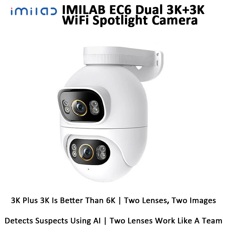 IMILAB EC6 Çift 3K + 3K WiFi E - Home Security Flood Lights incelemesi ve fiyatı