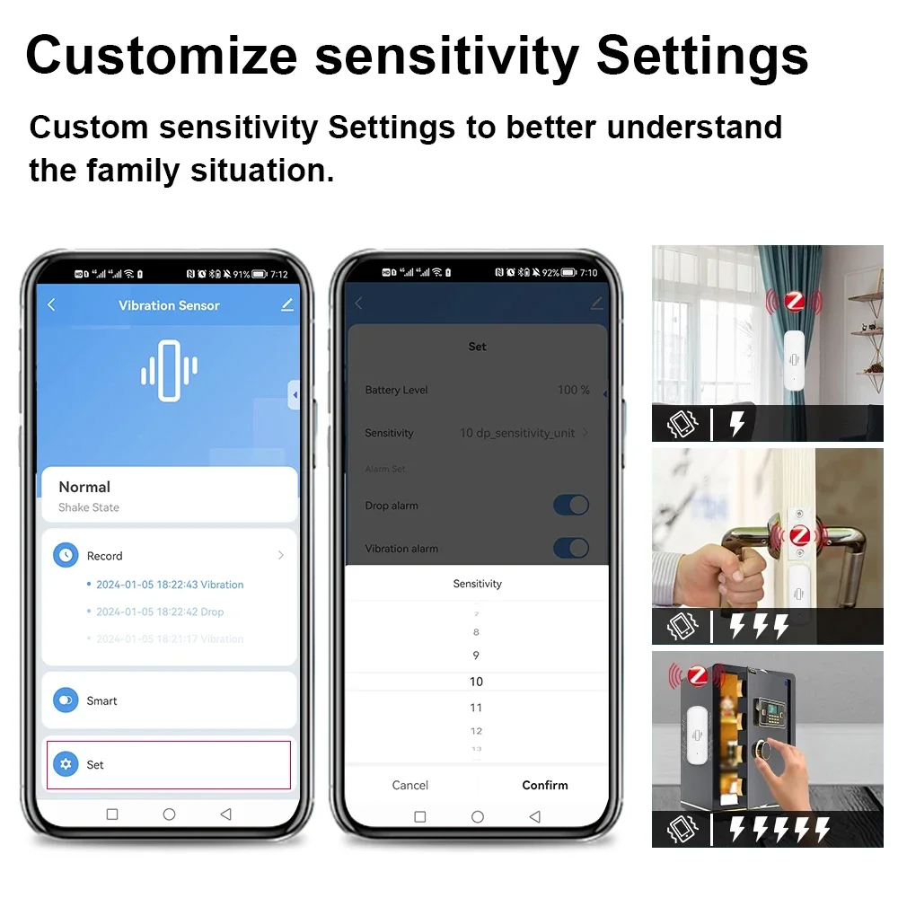 Akıllı ZigBee Titreşim Sensörü - Home Security And Monitoring incelemesi ve fiyatı
