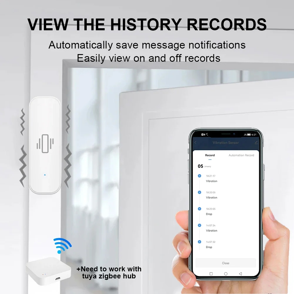 Akıllı ZigBee Titreşim Sensörü - Home Security And Monitoring incelemesi ve fiyatı