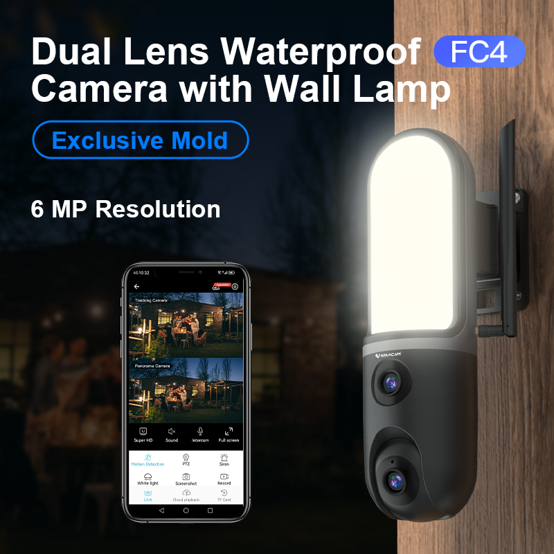 6MP O-Kam Uygulaması 5X Çift L - Home Security Flood Lights incelemesi ve fiyatı