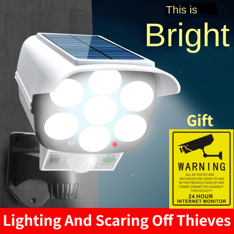 Dış mekan güneş enerjili lamba - Home Security Flood Lights incelemesi ve fiyatı