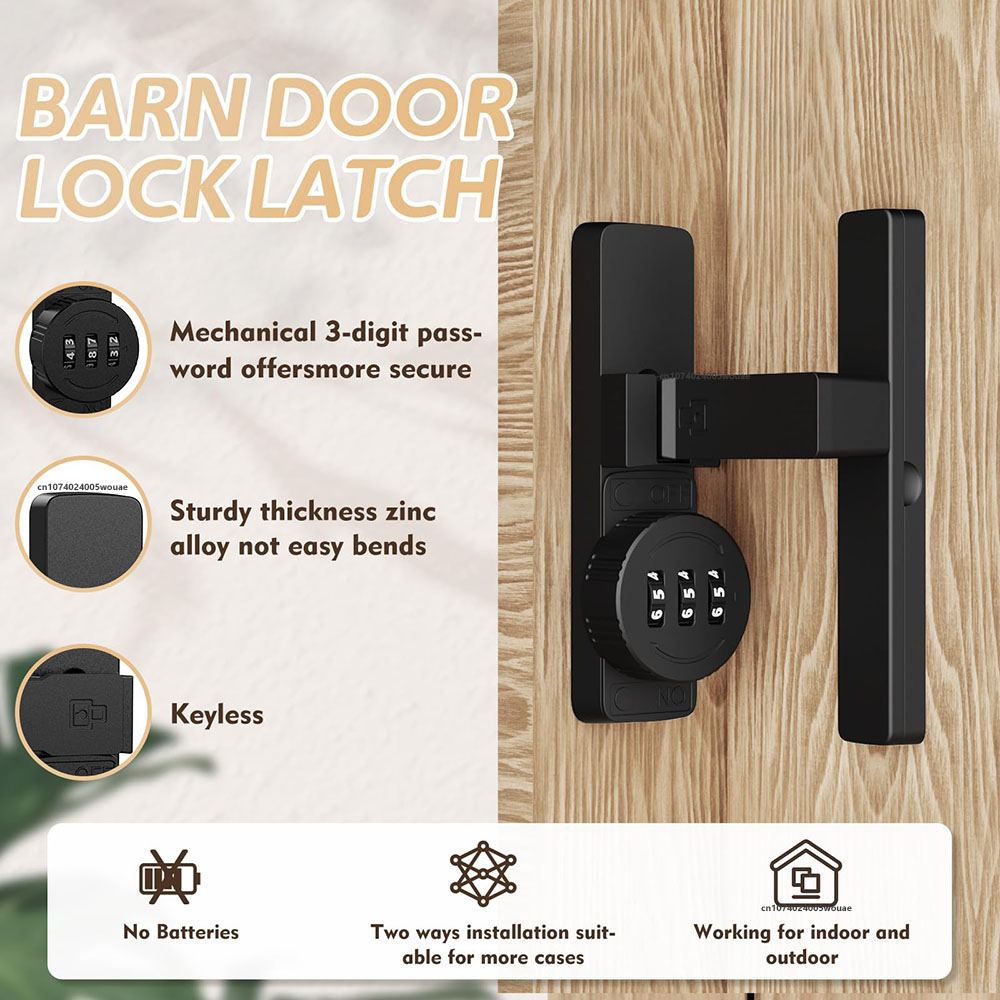 Güvenlik ahır kapısı kilidi 3  - Home Security Doors incelemesi ve fiyatı