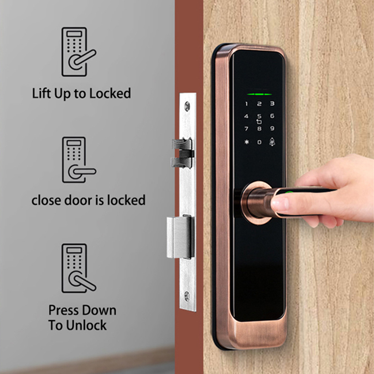 Dijital Akıllı Kapı Kilidi Şif - Home Security Doors incelemesi ve fiyatı