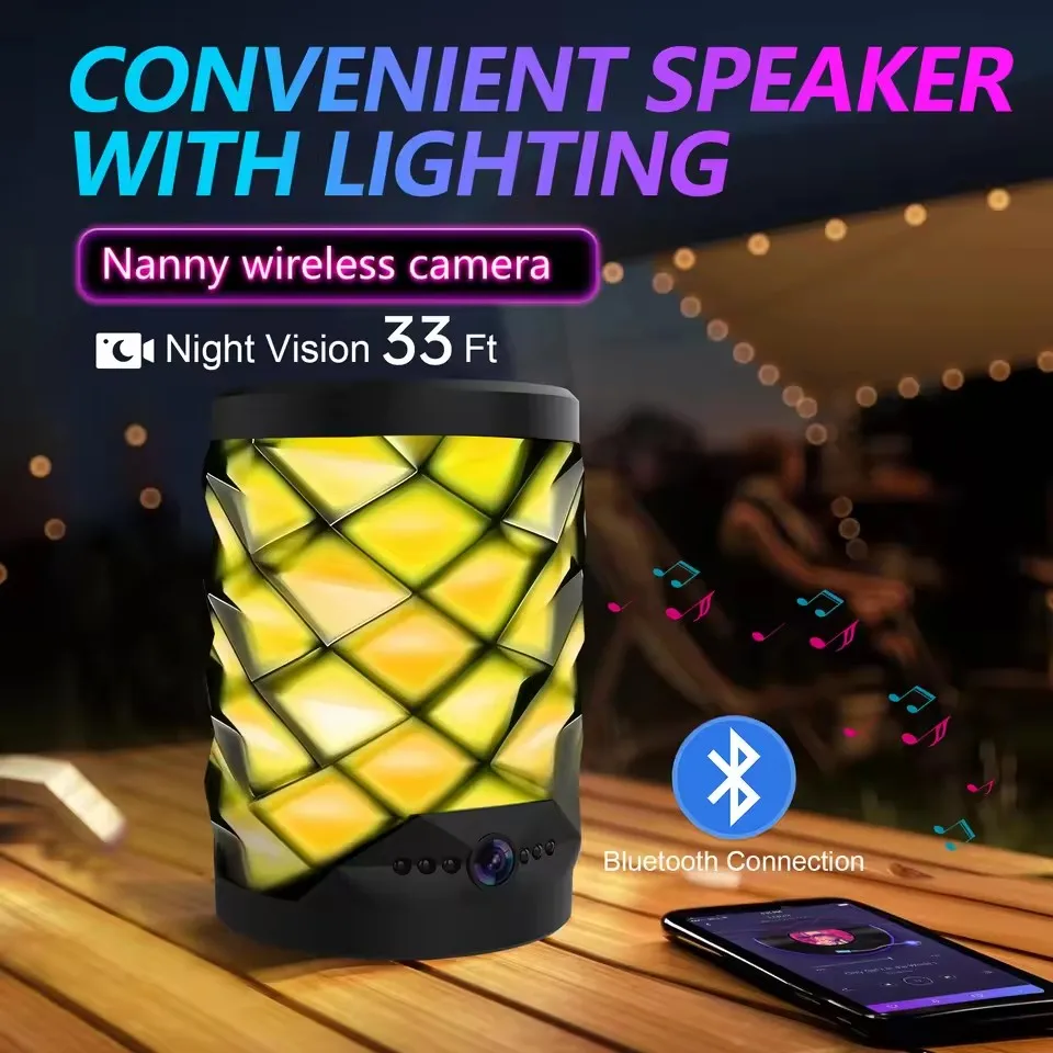 HD Mini Wifi Kamera Bluetooth  - Home Security Flood Lights incelemesi ve fiyatı