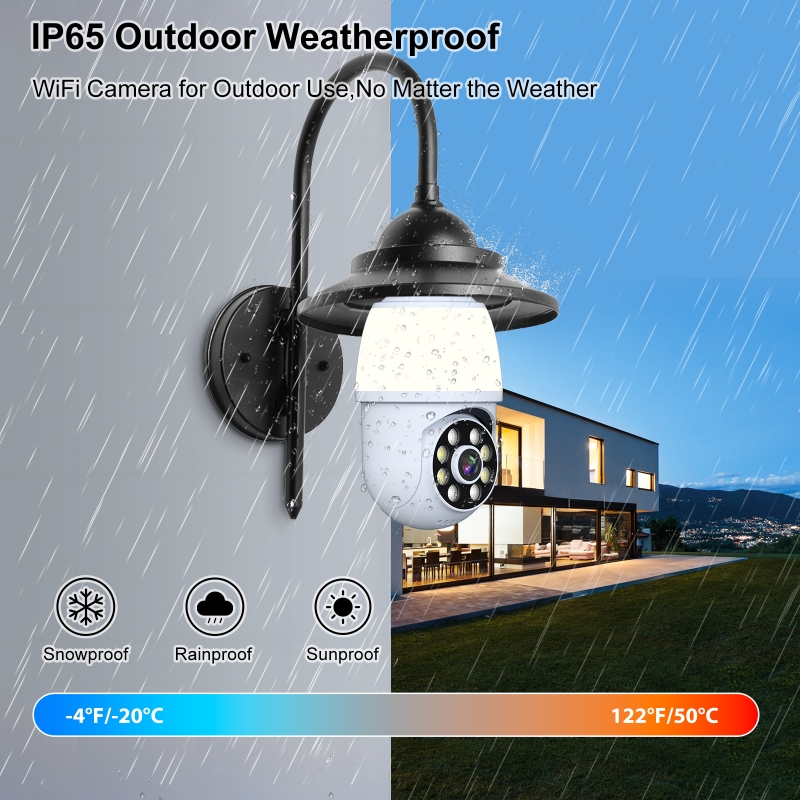 3MP 1296P iCsee APP Tam Renkli - Home Security Flood Lights incelemesi ve fiyatı
