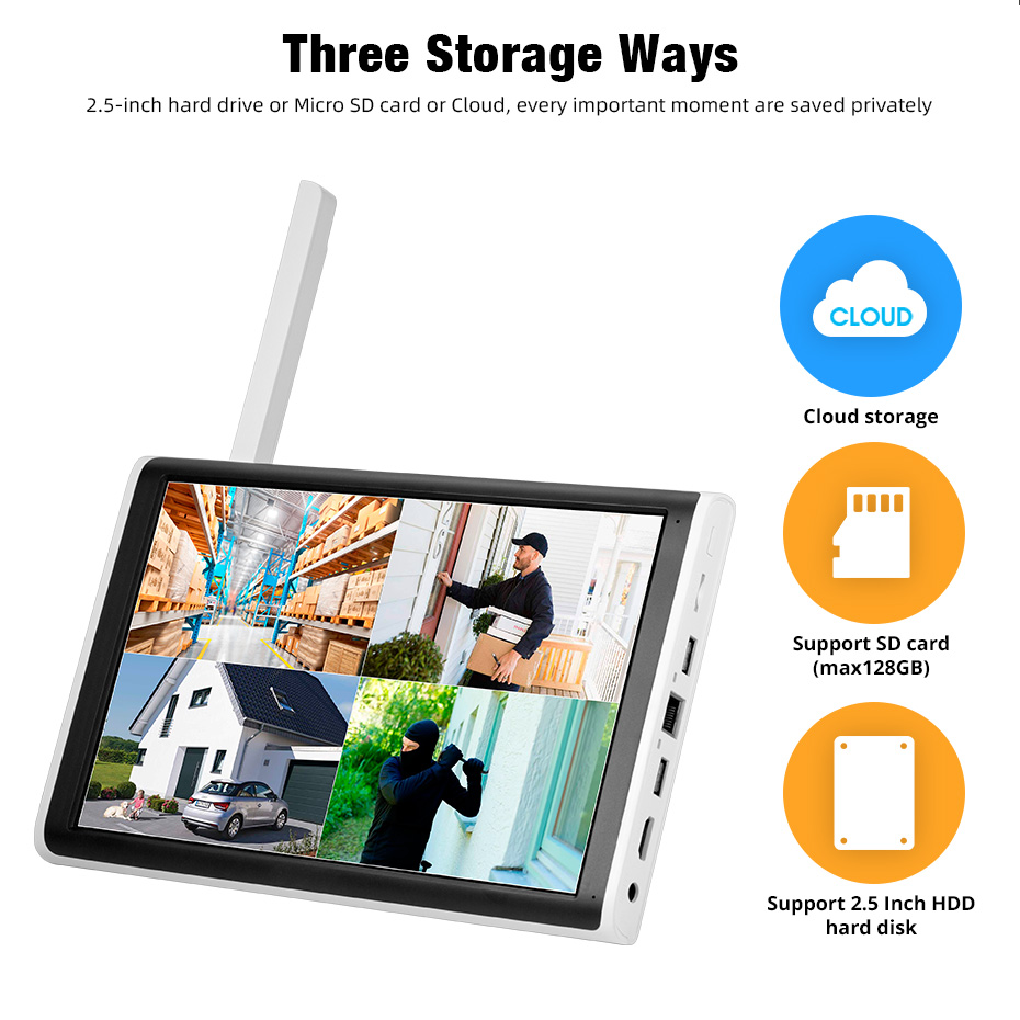 KERUI 2K 3K 4MP 8CH NVR WIFI O - Home Security And Monitoring incelemesi ve fiyatı