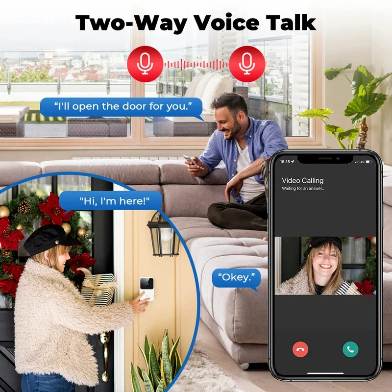 Akıllı Ev WiFi Görüntülü Kapı  - Home Security Lidar incelemesi ve fiyatı