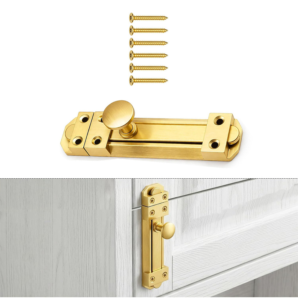 5 inç katı pirinç sürgülü kapı - Home Security Doors incelemesi ve fiyatı