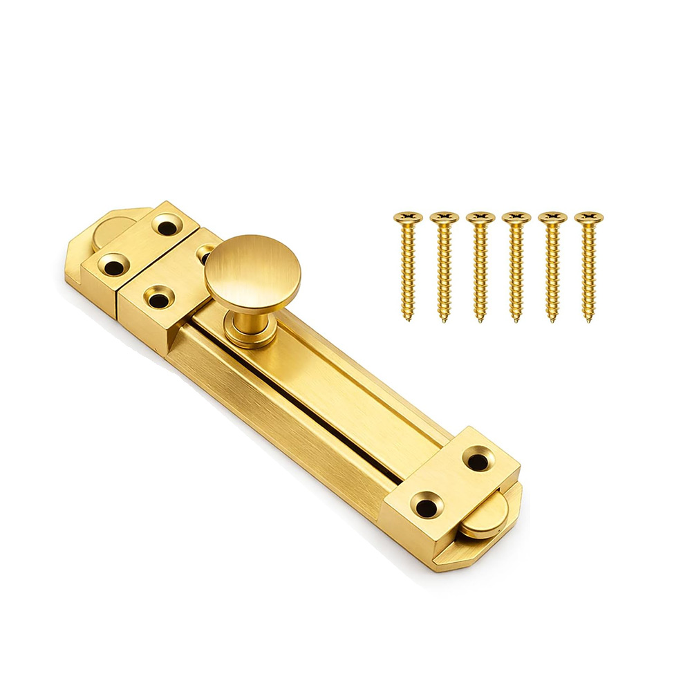 5 inç katı pirinç sürgülü kapı - Home Security Doors incelemesi ve fiyatı
