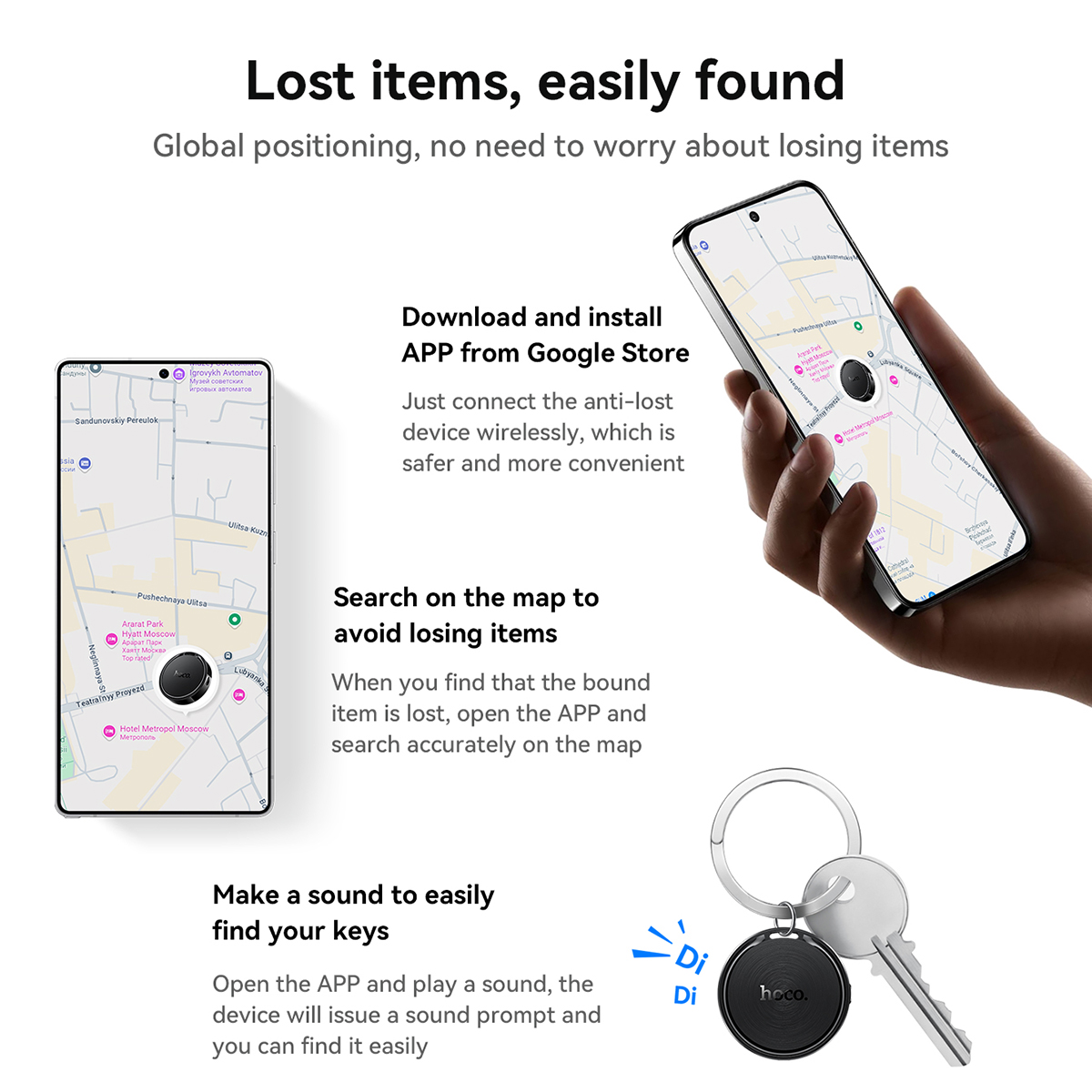 HOCO E96A Bluetooth GPS İzleyi - Home Security In My Area incelemesi ve fiyatı