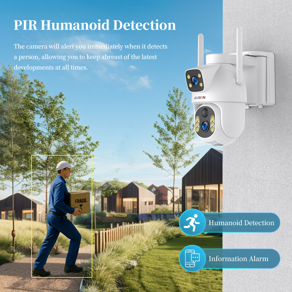 LS VISION Çift Lensli Güneş En - Home Security Cameras Uk incelemesi ve fiyatı