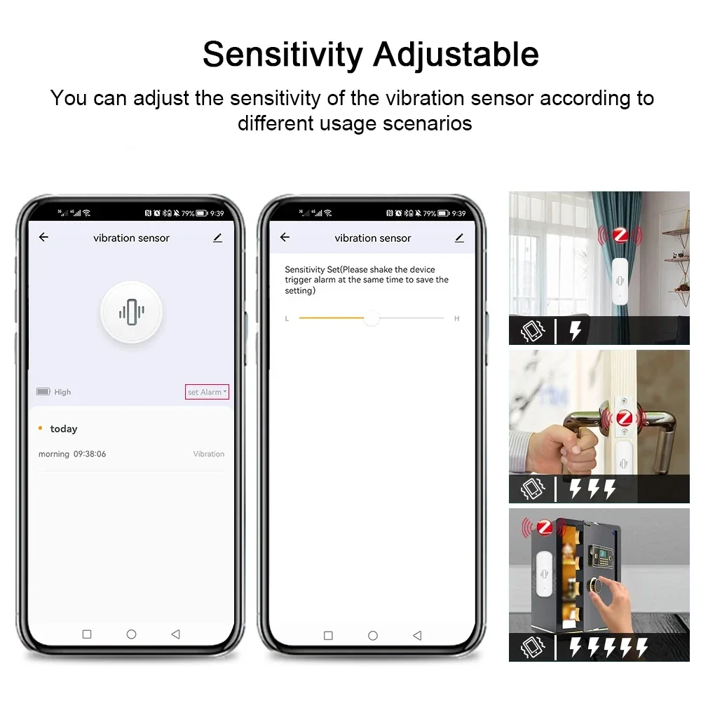 Tuya WiFi/Zigbee akıllı titreş - Home Security And Monitoring incelemesi ve fiyatı