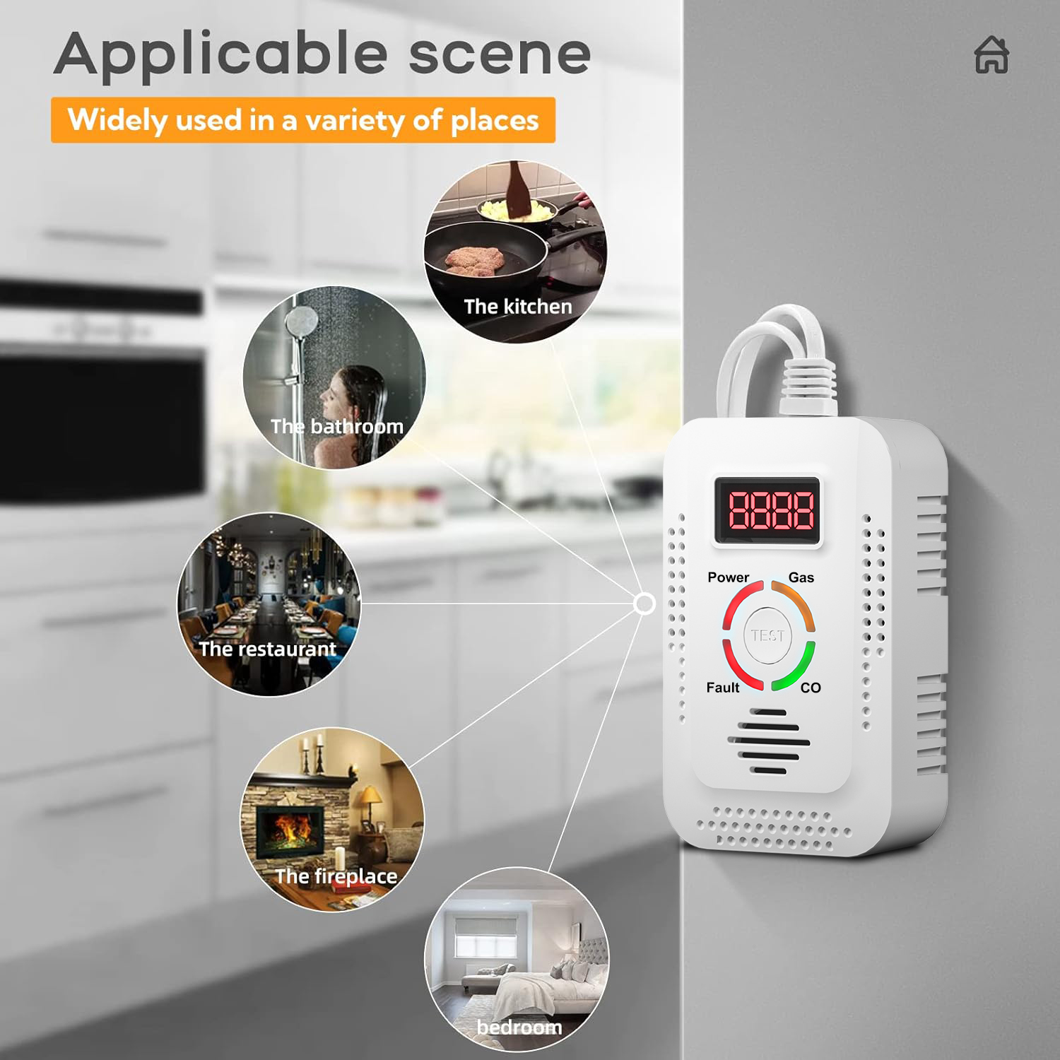 Doğal Gaz Dedektörü 2'si 1 Ara - Home Security Tools incelemesi ve fiyatı