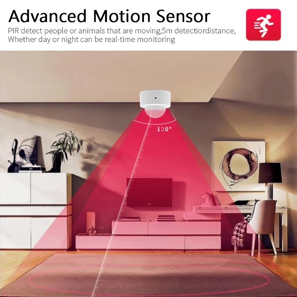 Zigbee Mini PIR hareket sensör - Home Security Tools incelemesi ve fiyatı
